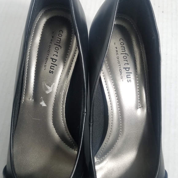 COMFORT PLUS BLACK HEELS SIZE 7.5 - Picture 10 of 12